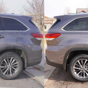 Before and after cleaning - car wash mobile eco in Colorado - Ecolife Mobile Car Wash